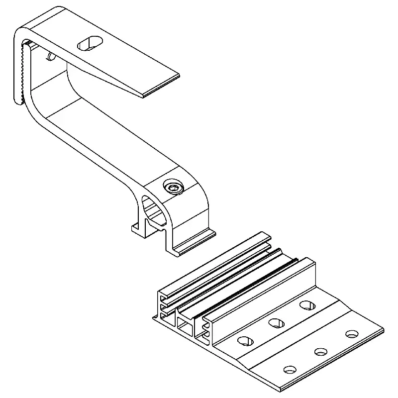 K2 SYSTEMS - Crochet de toit SolidHook 4S+- 2002402 - 3