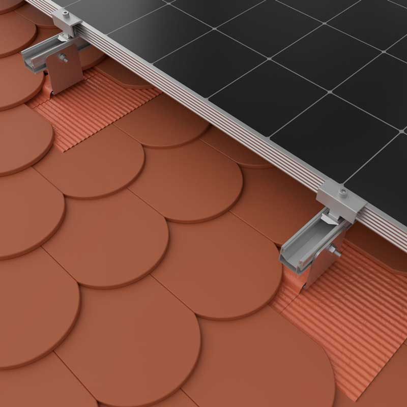 K2 SYSTEMS - SingleHook FlatTile Sheet Metal Rouge - 2004282 - 3