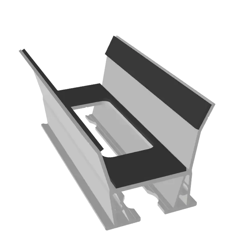 ISY-PV - ISY-STEEL - Rail Universel 130 mm Alu - 381002 - 3