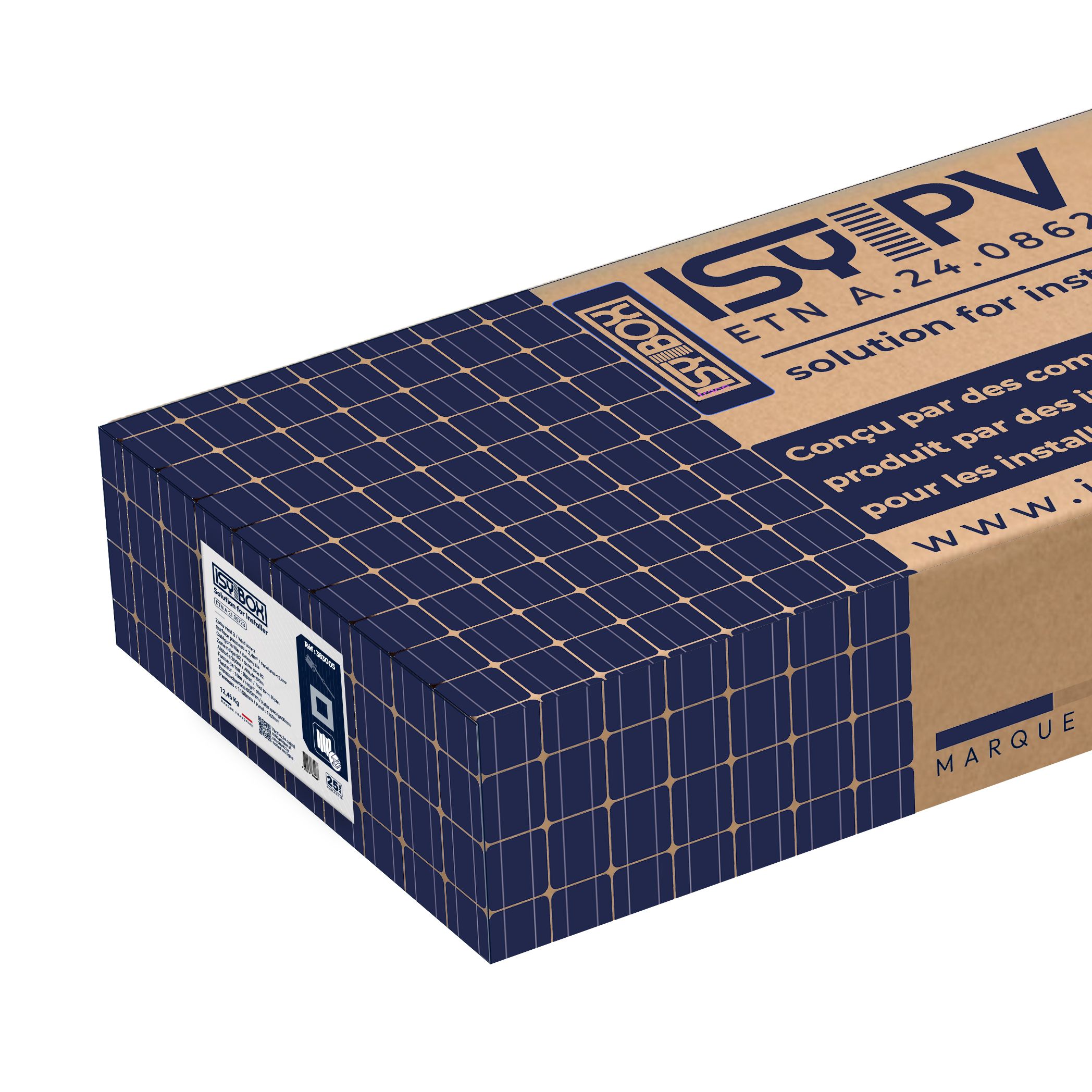 ISY-PV - ISY-BOX Carré GRIS - CG - ISYBOX TF.METAL