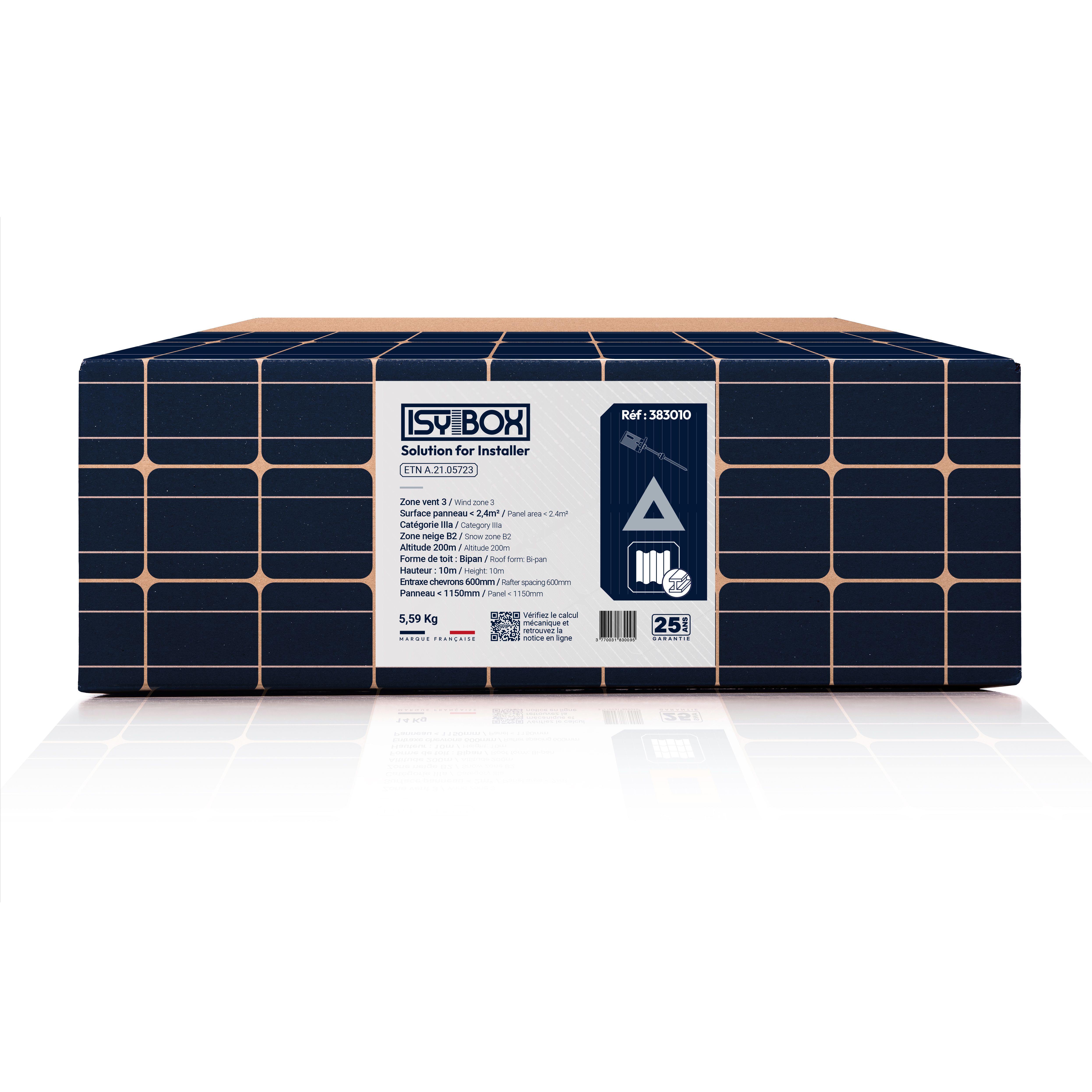 ISY-PV - ISY-BOX Triangle GRIS - TG - ISYBOX TF.METAL - 3