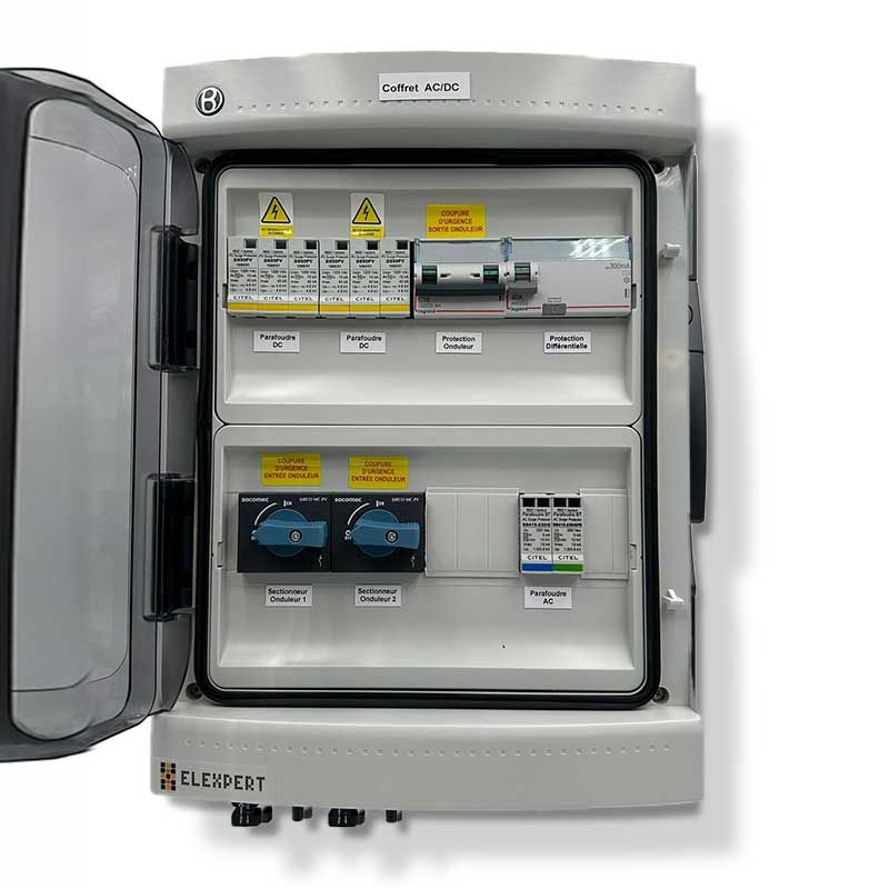 Coffret AC/DC - Triphasé - SCHNEIDER - 16A/300mA - 3