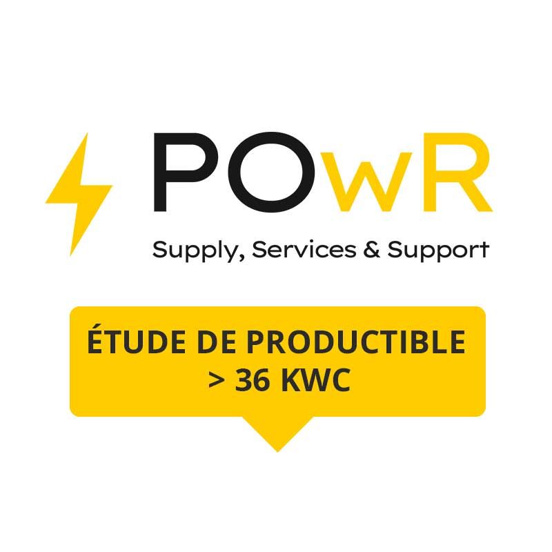 Etude de productible > 36 kWc