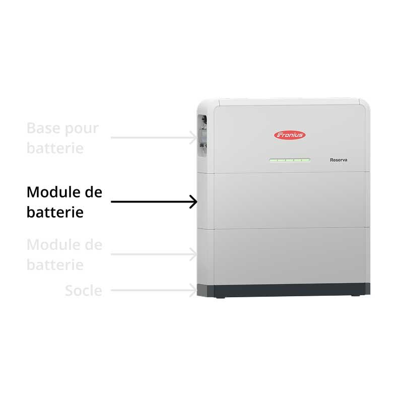 FRONIUS - Single-phase inverter pack 3 kVA + 2Batteries RESERVA - 6.3 kWh - 4