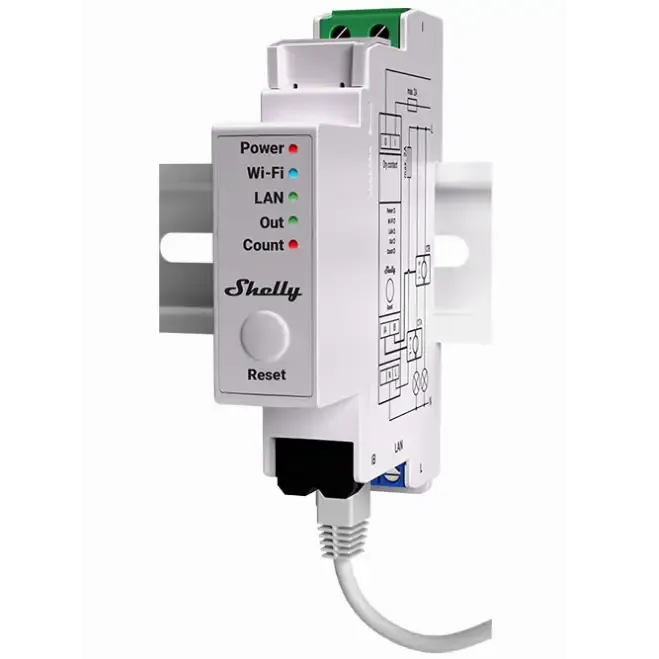 Compteur d'énergie SHELLY - monophasé SANS FIL - Pro EM-50