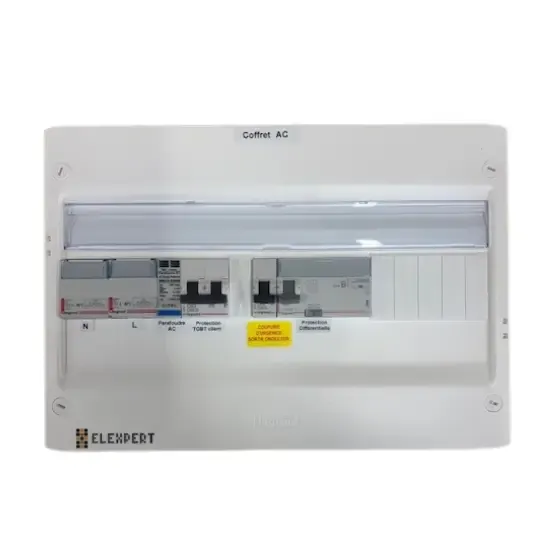 Coffret AC - Monophasé - LEGRAND - NFC15-100 - 20A - 63A (Habitation) - Inter Diff 40A/300mA Type B