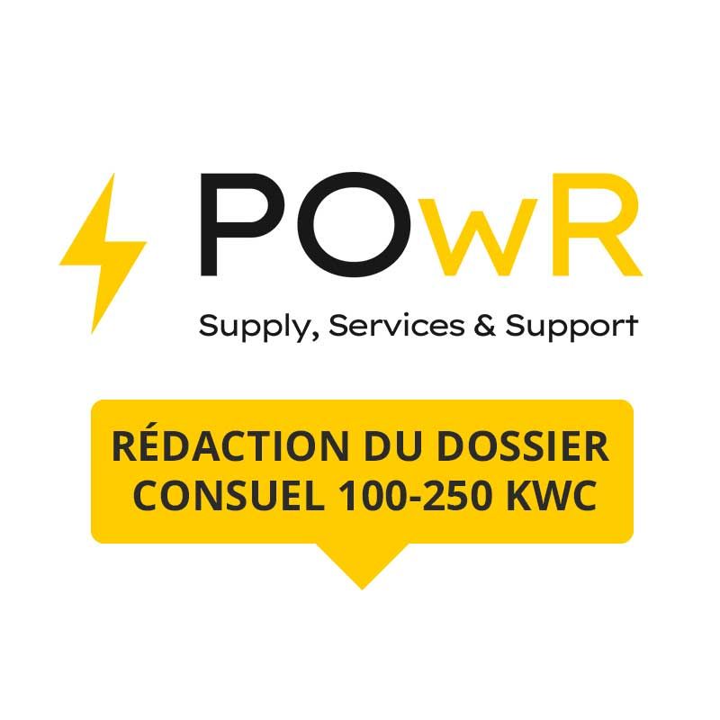 Rédaction du dossier Consuel 100-250 kWc