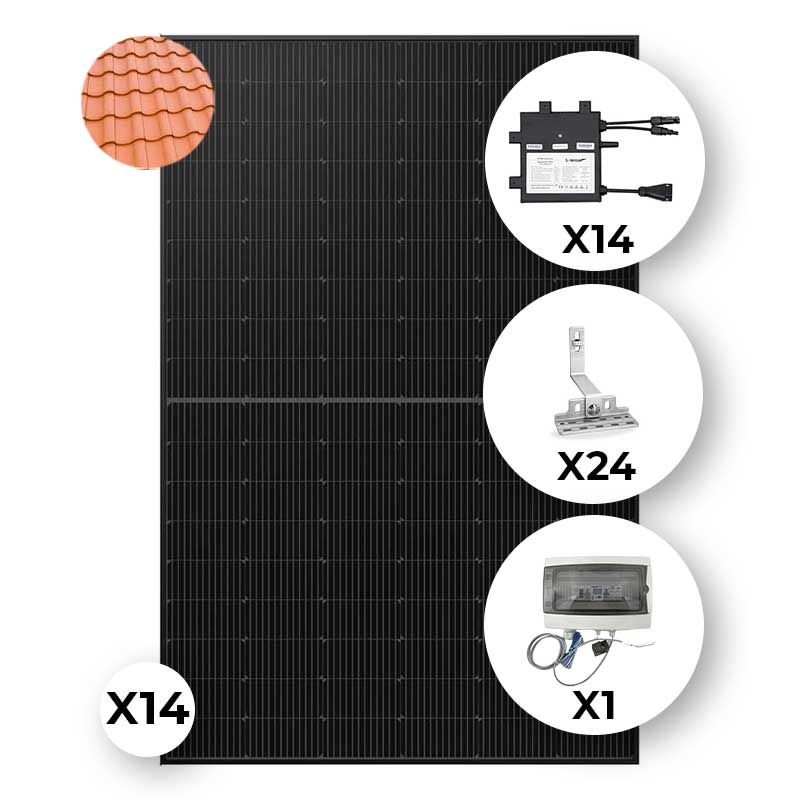 KIT SOLAIRE 14 PANNEAUX DUONERGY | 5950 Wc | TUILES