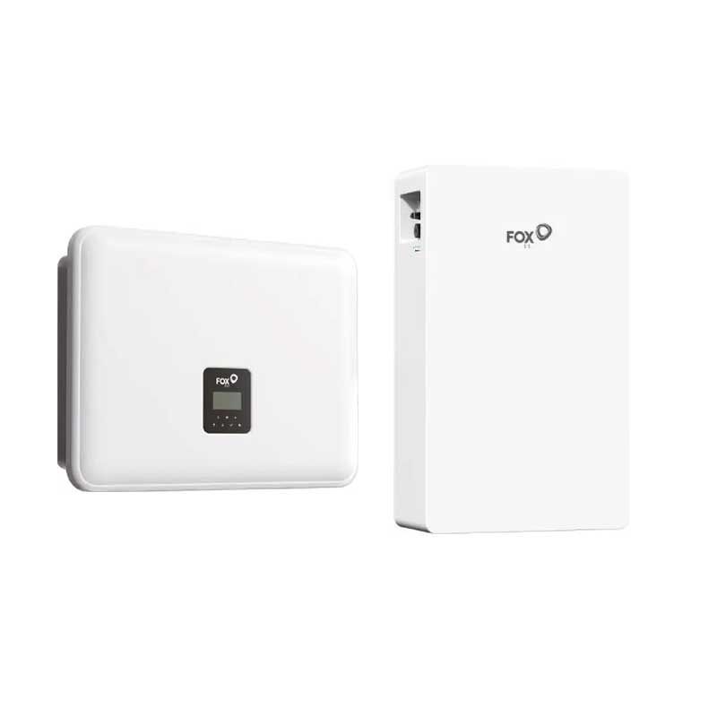 FOX ESS - Pack onduleur 6.6 kVA Triphasé + Batterie 5 kWh