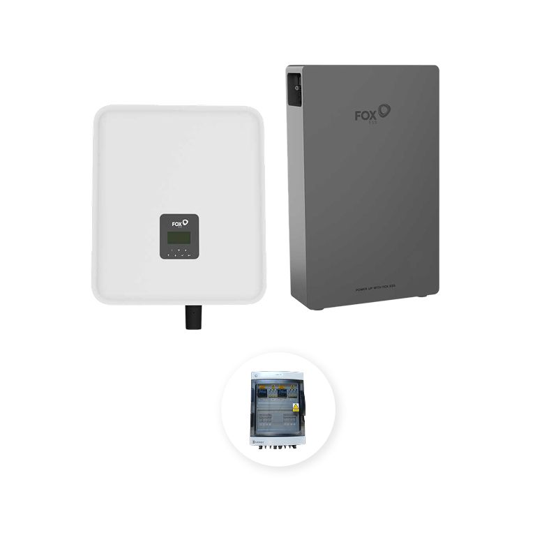 FOX ESS - Pack onduleur 6 kVA Triphasé + Batterie 5 kWh