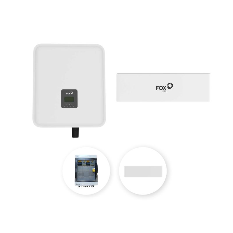 FOX ESS - Pack onduleur 6 kVA Triphasé + Batterie 20 kWh