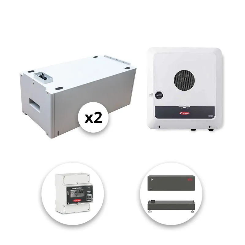 FRONIUS - Pack Triphasé onduleur 6 kVA + 2 Batteries BYD - 5.12 kWh