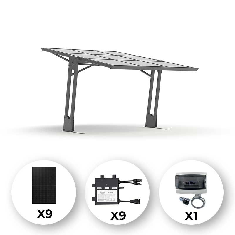 Carport solaire KIT SHAPE 1+