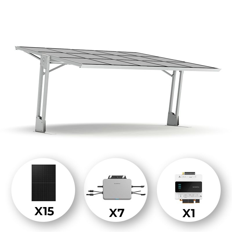 Carport solaire KIT SHAPE 2+ - 3
