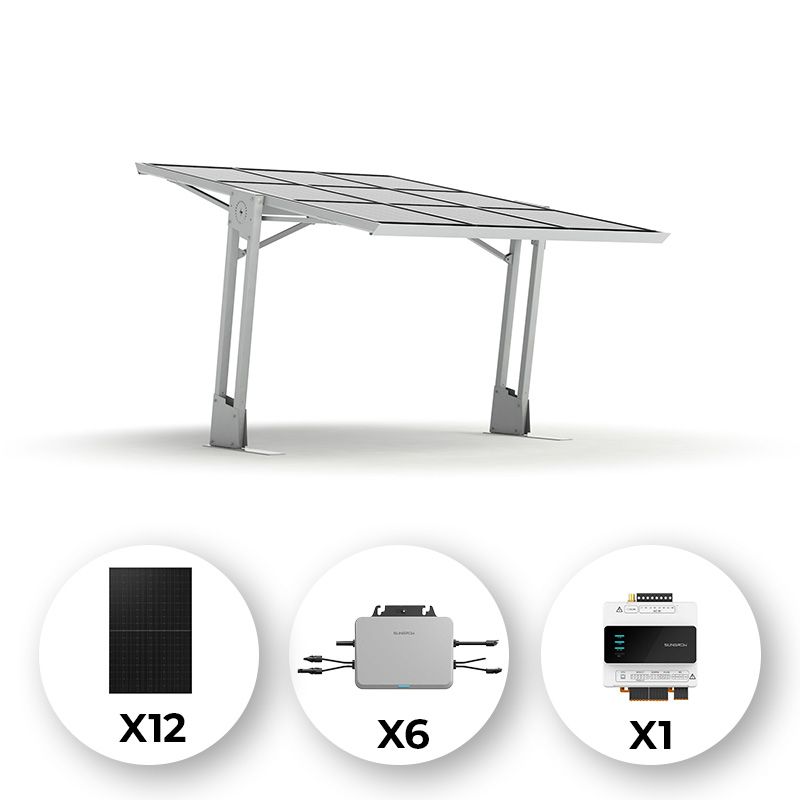Carport solaire KIT SHAPE 2 - 3