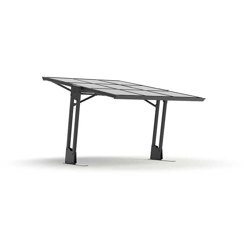 SHAPE - SHAPE 1+ - carport solaire pour 1 véhicule (dim. élargies PMR) - RAL 7016 Anthracite - SHAPE1+7016 - 3