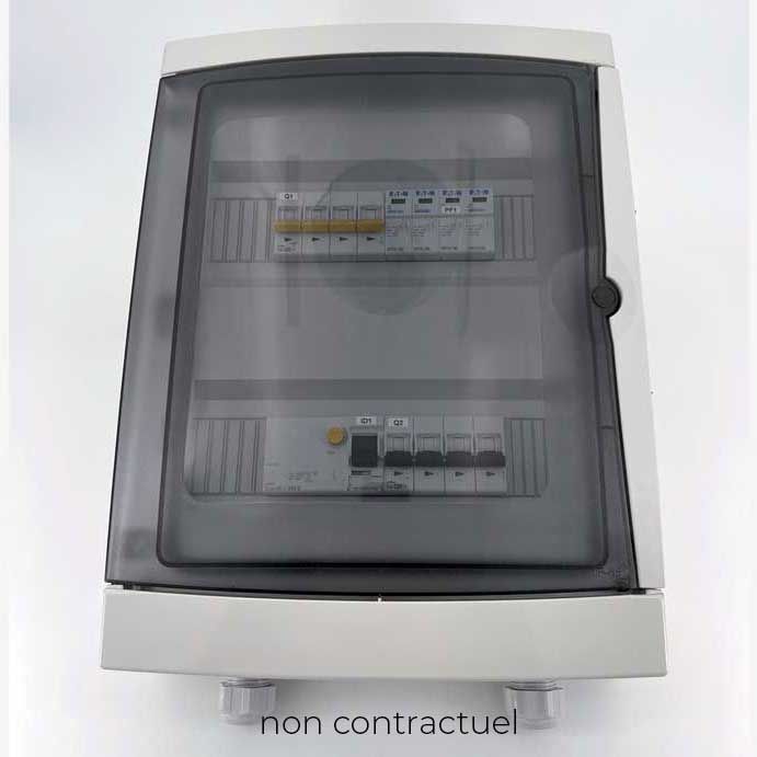Coffret AC - Triphasé - 3x20A/30mA