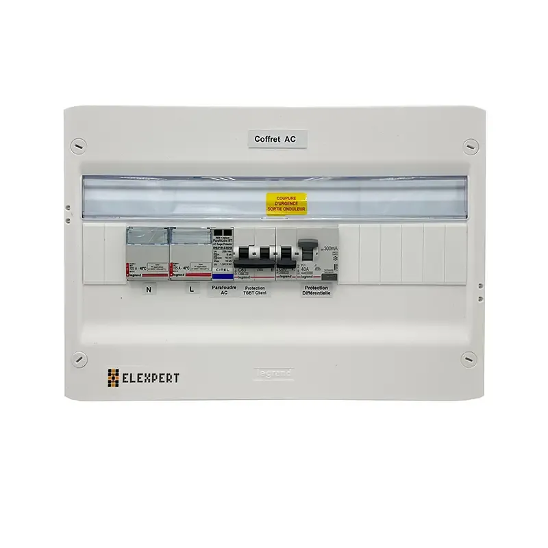 Coffret AC - Monophasé - LEGRAND - NFC15-100 - 20A - 63A (Habitation) - Inter Diff 40A/300mA