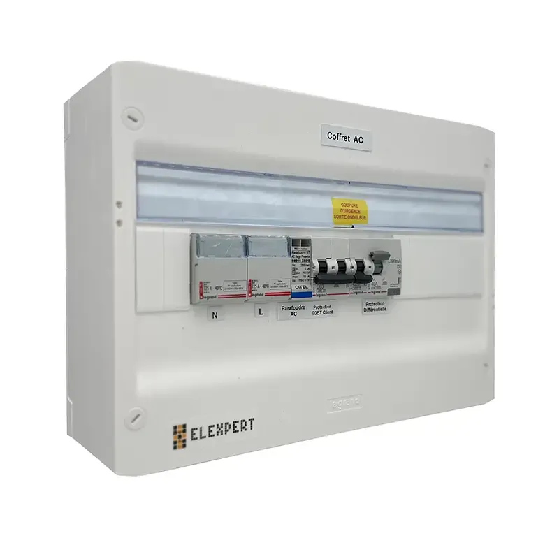 Coffret AC - Monophasé - LEGRAND - NFC15-100 - 20A - 63A (Habitation) - Inter Diff 40A/300mA - 3