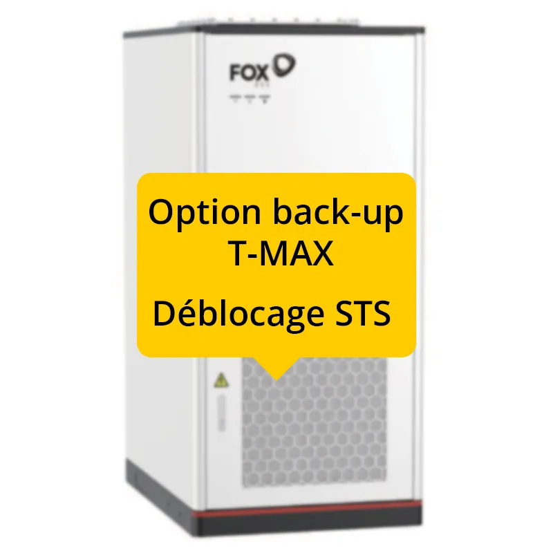 FOX ESS - Option back-up T-MAX - déblocage STS