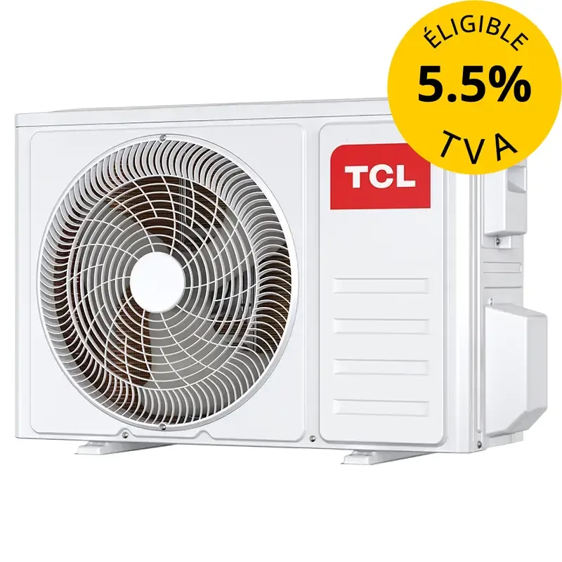 TCL - Unité extérieure monosplit Gentle Cool P8 - PAC air air - 3.5 kW - ST12P1 - Éligible TVA 5.5%