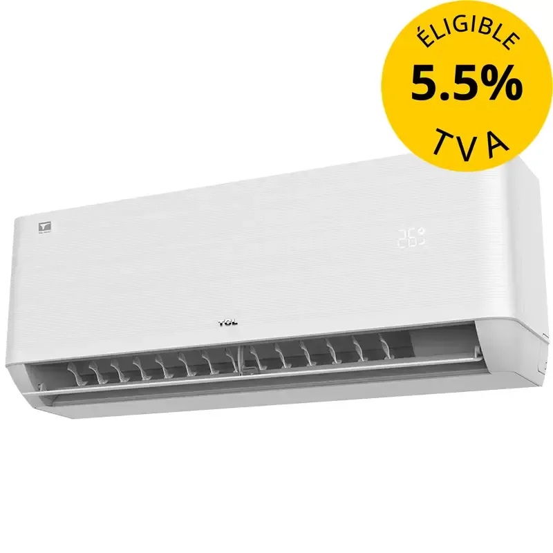 TCL - Unité intérieure murale Gentle Cool P8 - PAC air air - 2.6 kW - SN09P8S0 - Éligible TVA 5.5%