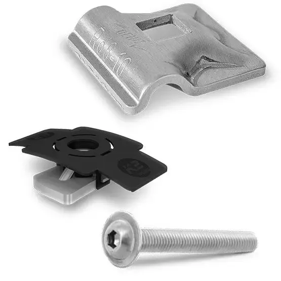 K2 SYSTEMS - Kit Serre-câble parafoudre 8 mm Set - 2004922