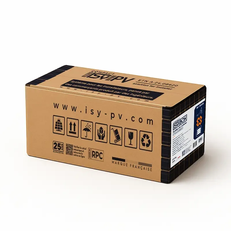 ISY-PV - ISY-BOX COMPACT - Crochet ajustable tuile mécanique - Croix Orange - 383020 - 3