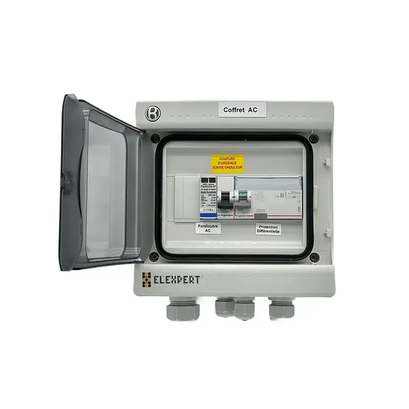 Coffret AC - Monophasé - SCHNEIDER - 32A - Inter diff 40A/300mA Type B - 3