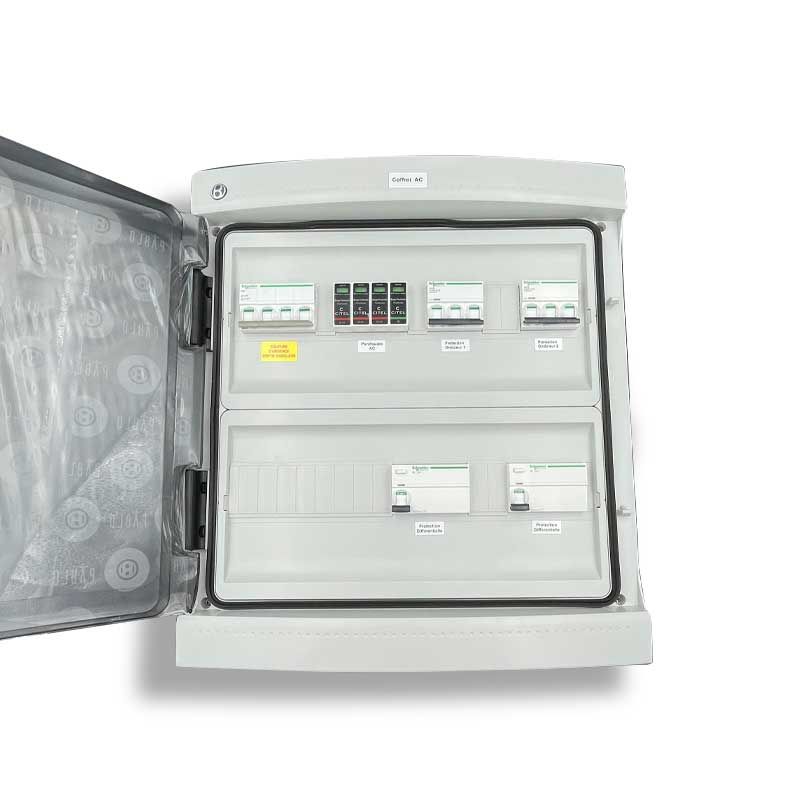 Coffret AC - Triphasé - SCHNEIDER - 2 x 32A/300mA - 3