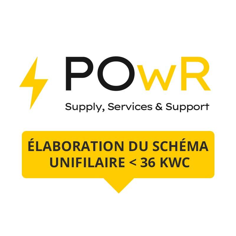 Elaboration du schéma unifilaire < 36 kWc