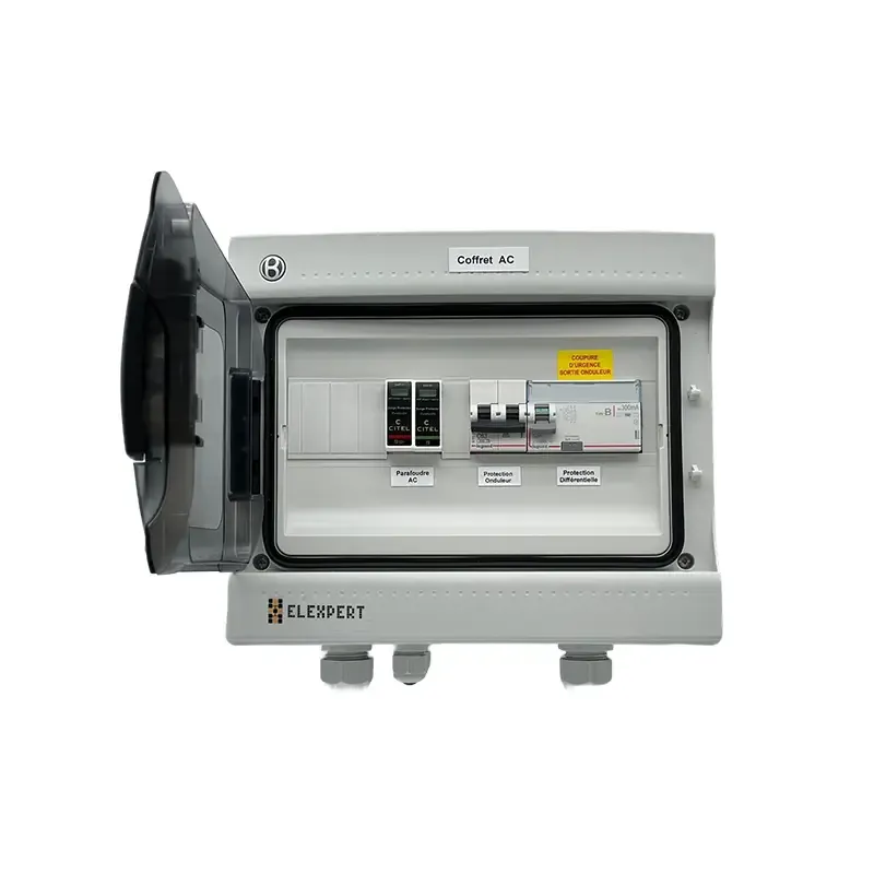 Coffret AC - Monophasé - SCHNEIDER - 63A - Inter diff 63A/300mA Type B