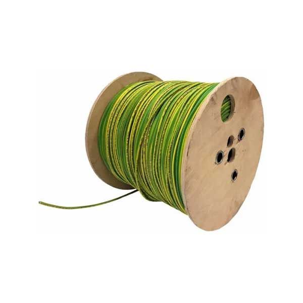 OMERIN - Câble Terre 6 mm2 V/J HO7V-K - Touret de 500m - 5