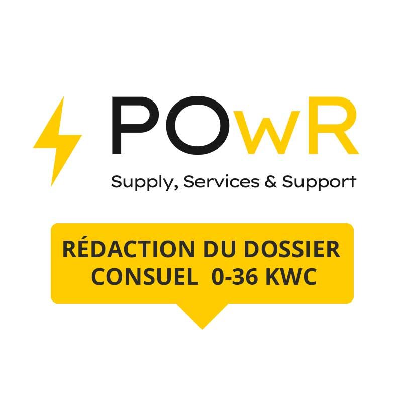 Rédaction du dossier Consuel 0-36 kWc