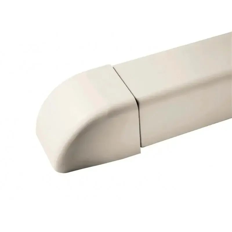 Embout - 80mm - PVC Blanc - CLI04312