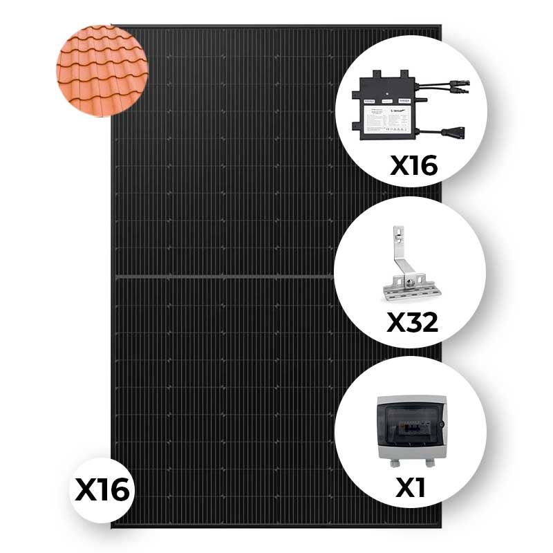 KIT SOLAIRE 16 PANNEAUX DUONERGY | 6800 Wc | TUILES