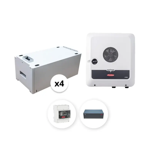 FRONIUS - Pack Triphasé onduleur 6 kVA + 4 Batteries BYD - 10.24 kWh