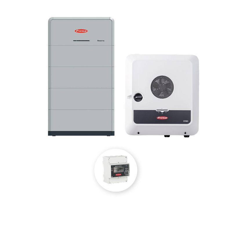 FRONIUS - Pack Triphasé onduleur 8 kVA + 4 Batteries RESERVA - 12.6 kWh