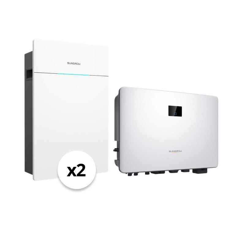 SUNGROW - Pack Monophasé onduleur 6 kVA + 2 Batteries SUNGROW - 10.24 kWh