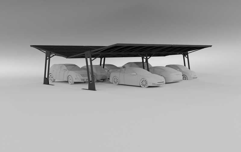 Carport solaire SHAPE - SHAPE367016