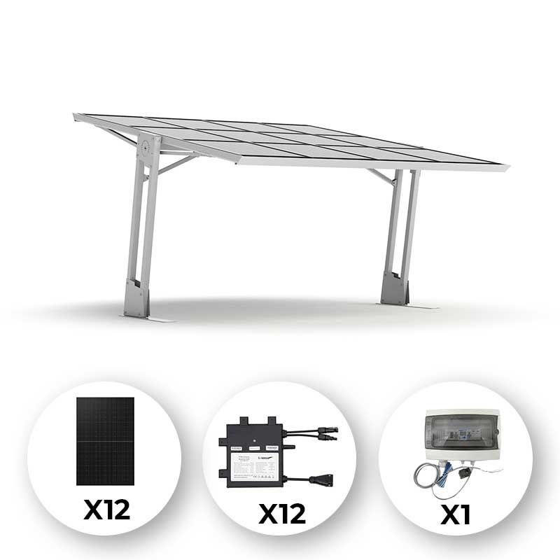 Carport solaire KIT SHAPE 2 - 3