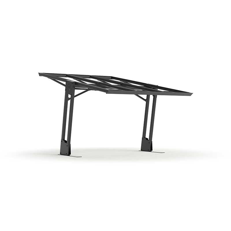 Carport solaire SHAPE1+ gris - SHAPE1+7016