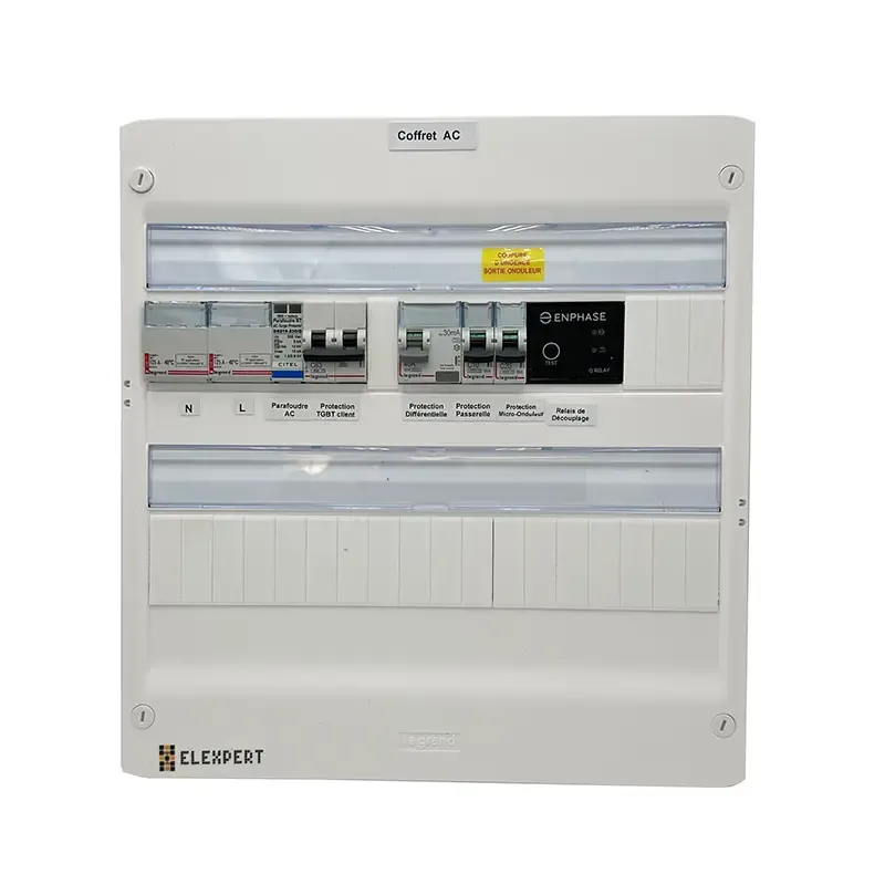 Coffret AC ENPHASE - Monophasé - LEGRAND - NFC15-100 - 20A - 63A (Habitation) - Inter Diff 40A/300mA