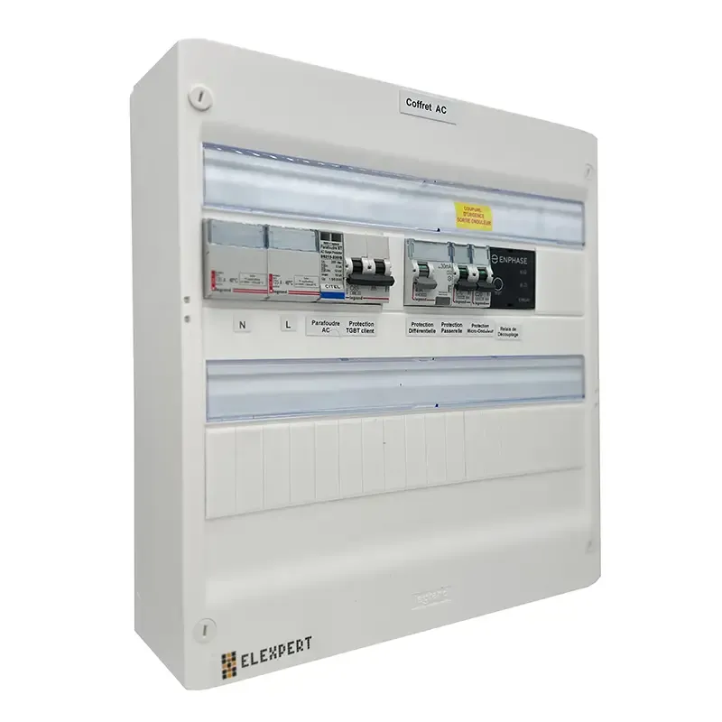 Coffret AC ENPHASE - Monophasé - LEGRAND - NFC15-100 - 20A - 63A (Habitation) - Inter Diff 40A/300mA - 3