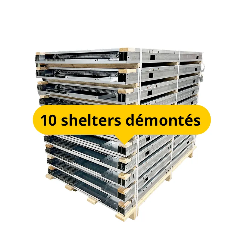 EKBOX - 10 shelters démontés palette v3