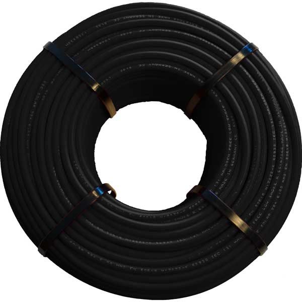 KBE - Câble solaire noir 6 mm2 - Touret 100m