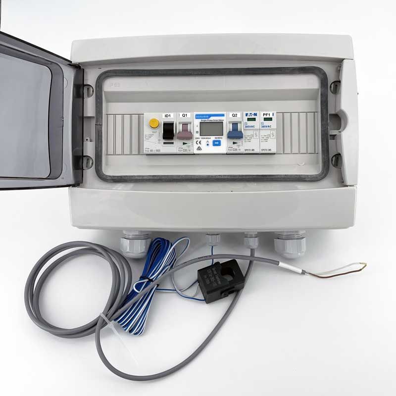 Coffret AC SOLENSO - Monophasé - EATON - 32A/30mA - 3